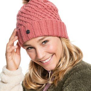 Roxy Blizzard Beanie Dusty Rose NEW